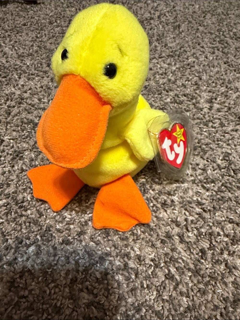 Ty Beanie Baby Duck Quackers